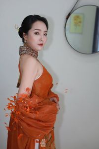 Captivating Modern Ao Dai - Unique Design Showcasing Elegant Vietnamese Beauty-1