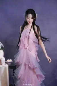 Captivating Elegance: Young Woman Prepares Ancient Herbs with Mortar and Pestle.-1