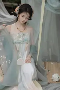 Ethereal Hanfu Beauty: Bao Zou Qi Qi in YiTuYu Vol.8607 Art Collection-11