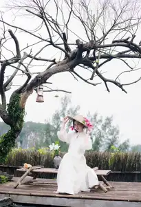 Elegant Vietnamese Beauty with Flowers-15