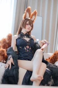 Ethereal Grace: Amagi's Evening Gown Cosplay by Yu Yu - An Azur Lane Masterpiece-32