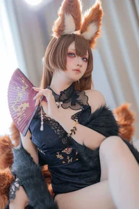 Ethereal Grace: Amagi's Evening Gown Cosplay by Yu Yu - An Azur Lane Masterpiece-27