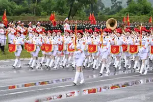 Vietnam's Female Soldiers: Majestic Parade Rehearsal Showcases Strength and Discipline-10