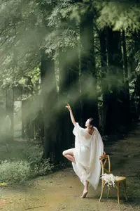 Qing Qing's Ethereal Dance in Enchanted Forest | YiTuYu Art Language Vol.8786-0