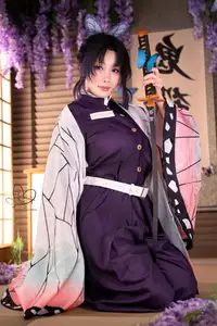 Coser Hane Ame as Alluring Shinobu Kocho from Demon Slayer 9123902855-11