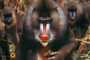 Discover the Vibrant Mandrill: Nature's Most Colorful Masterpiece of the African Rainforest-3