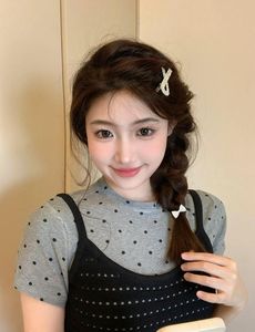 Gentle Beautiful Girl: Alluring Black Braided Ponytail Hairstyle - Elegant Look-2