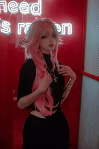 Enchanting Yae Miko Cosplay by Bao Zou Li Yu Wang Part04 Discover captivating beauty in the deep forest-3