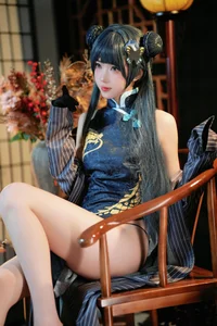 Stunning Ryuuge Kisaki Cosplay by Gong Ben Sakura – Blue Archive Shanhaijing President Photo Collection-5