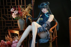 Stunning Ryuuge Kisaki Cosplay by Gong Ben Sakura – Blue Archive Shanhaijing President Photo Collection-2