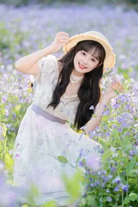 Elegant Floral Portrait Series: Xia Yu Xiao Nian in Art Language Vol.9306 – Aesthetic Nature Photography and Fashion Inspiration-11