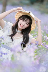 Elegant Floral Portrait Series: Xia Yu Xiao Nian in Art Language Vol.9306 – Aesthetic Nature Photography and Fashion Inspiration-14