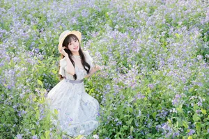 Elegant Floral Portrait Series: Xia Yu Xiao Nian in Art Language Vol.9306 – Aesthetic Nature Photography and Fashion Inspiration-7