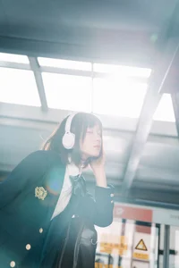 Urban Subway Portrait Photography: YiTuYu Art Language Vol.9127 Featuring Qi Qi in a Cinematic Metro Setting-14