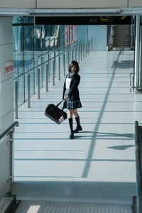 Urban Subway Portrait Photography: YiTuYu Art Language Vol.9127 Featuring Qi Qi in a Cinematic Metro Setting-6