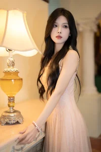 Ethereal Pink Dreams: Xiao Wai Captivates in YiTuYu Art Language Vol.9096-20