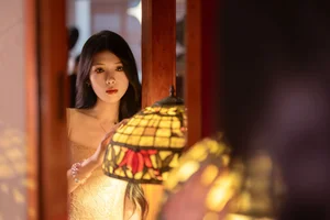 Ethereal Pink Dreams: Xiao Wai Captivates in YiTuYu Art Language Vol.9096-36