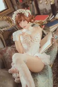 Coser Ely_eee: Mysterious Book Witch in the Ancient Library-24