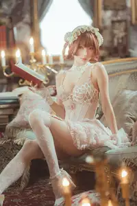 Coser Ely_eee: Mysterious Book Witch in the Ancient Library-4