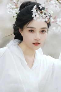 Ethereal Beauty of Sui Sui Ru Yi in YiTuYu Art Language Vol.8880 Amidst Blossoms-2