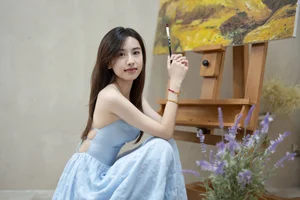 Pure Elegance of Nan Nan in YiTuYu Art Language Vol.8887-6