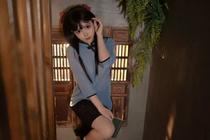 Elegant Bangni Cosplay: Dragon Boat Festival Inspired Portrait Series - 一举高粽 Part 02 (47 High-Definition Photos)-8