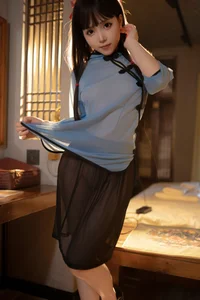 Elegant Bangni Cosplay: Dragon Boat Festival Inspired Portrait Series - 一举高粽 Part 02 (47 High-Definition Photos)-11