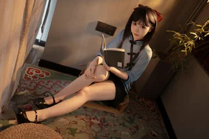 Elegant Bangni Cosplay: Dragon Boat Festival Inspired Portrait Series - 一举高粽 Part 02 (47 High-Definition Photos)-5