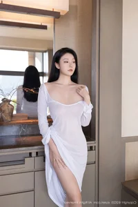 Ethereal Outdoor Portrait of Anran in Delicate White Lace Lingerie – XiuRen Collection No.10747 Beautiful Asian Model Photography-40