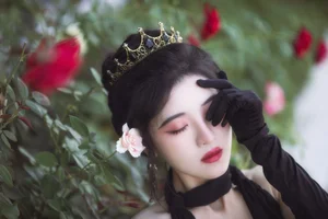 Elegant Lifestyle Portrait Photography Featuring Model Dang Chu Jiao Ren Jia Xiao Tian Tian - Art Language Vol.9313 Minimalist Indoor Aesthetic Series-8