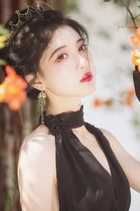 Elegant Lifestyle Portrait Photography Featuring Model Dang Chu Jiao Ren Jia Xiao Tian Tian - Art Language Vol.9313 Minimalist Indoor Aesthetic Series-4