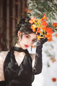 Elegant Lifestyle Portrait Photography Featuring Model Dang Chu Jiao Ren Jia Xiao Tian Tian - Art Language Vol.9313 Minimalist Indoor Aesthetic Series-1