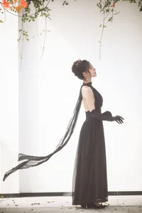 Elegant Lifestyle Portrait Photography Featuring Model Dang Chu Jiao Ren Jia Xiao Tian Tian - Art Language Vol.9313 Minimalist Indoor Aesthetic Series-10