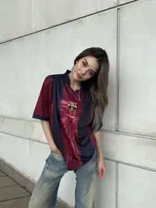 Thai Showbiz Star Prang Kannarun Flaunts Stunning Figure in Barcelona Jersey-2