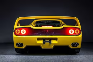 Vibrant Yellow Ferrari F50: Witness the World's Most Expensive Supercar Breaking Auction Records, Valued Over $9 Million!-0