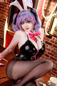 Coser A Xue Xue: Miku Bunny Hole Part01 - Alluring & Captivating Cosplay-0