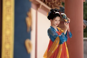Timeless Elegance in Hanfu: YiTuYu Art Language Vol.8852 featuring E E Chi Bu Bao-15