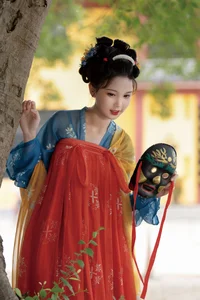 Timeless Elegance in Hanfu: YiTuYu Art Language Vol.8852 featuring E E Chi Bu Bao-26