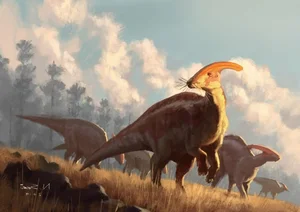 Unlocking the Mystery of Parasaurolophus: Why This Iconic Duck-Billed Dinosaur Had a Spectacular Two-Meter Crest and How It Used Sound to Communicate.-0