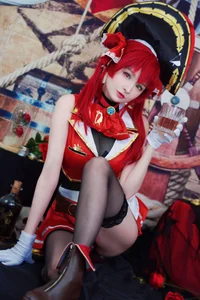 Stunning Houshou Marine Cosplay by Hidori Rose: Exclusive 31-Photo Gallery and Video of the Iconic Pirate Captain-4