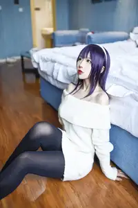 Coser Jiu Qu Jean as Utaha: Sweet Mysterious Bedroom Moments (29P)-2