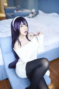 Coser Jiu Qu Jean as Utaha: Sweet Mysterious Bedroom Moments (29P)-25