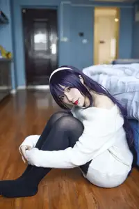 Coser Jiu Qu Jean as Utaha: Sweet Mysterious Bedroom Moments (29P)-19