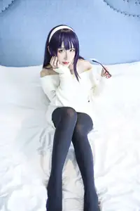 Coser Jiu Qu Jean as Utaha: Sweet Mysterious Bedroom Moments (29P)-1