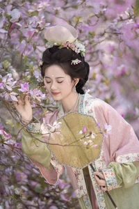 Ethereal Beauty Under Blossoms - YiTuYu Vol.8918 Jiu Shi Jiao Mei Nan A-4