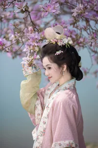 Ethereal Beauty Under Blossoms - YiTuYu Vol.8918 Jiu Shi Jiao Mei Nan A-19