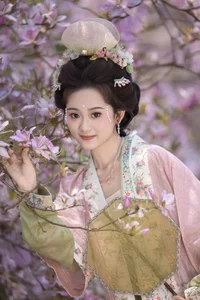 Ethereal Beauty Under Blossoms - YiTuYu Vol.8918 Jiu Shi Jiao Mei Nan A-2