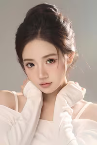 VGU No.37: Unveil the Pure Beauty and Pensive Aura in this Captivating Elegant Portrait.-7