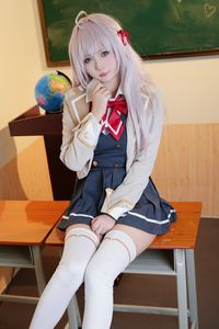 Coser Alya Cute School Uniform Cosplay-12