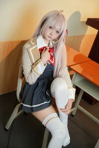 Coser Alya Cute School Uniform Cosplay-21